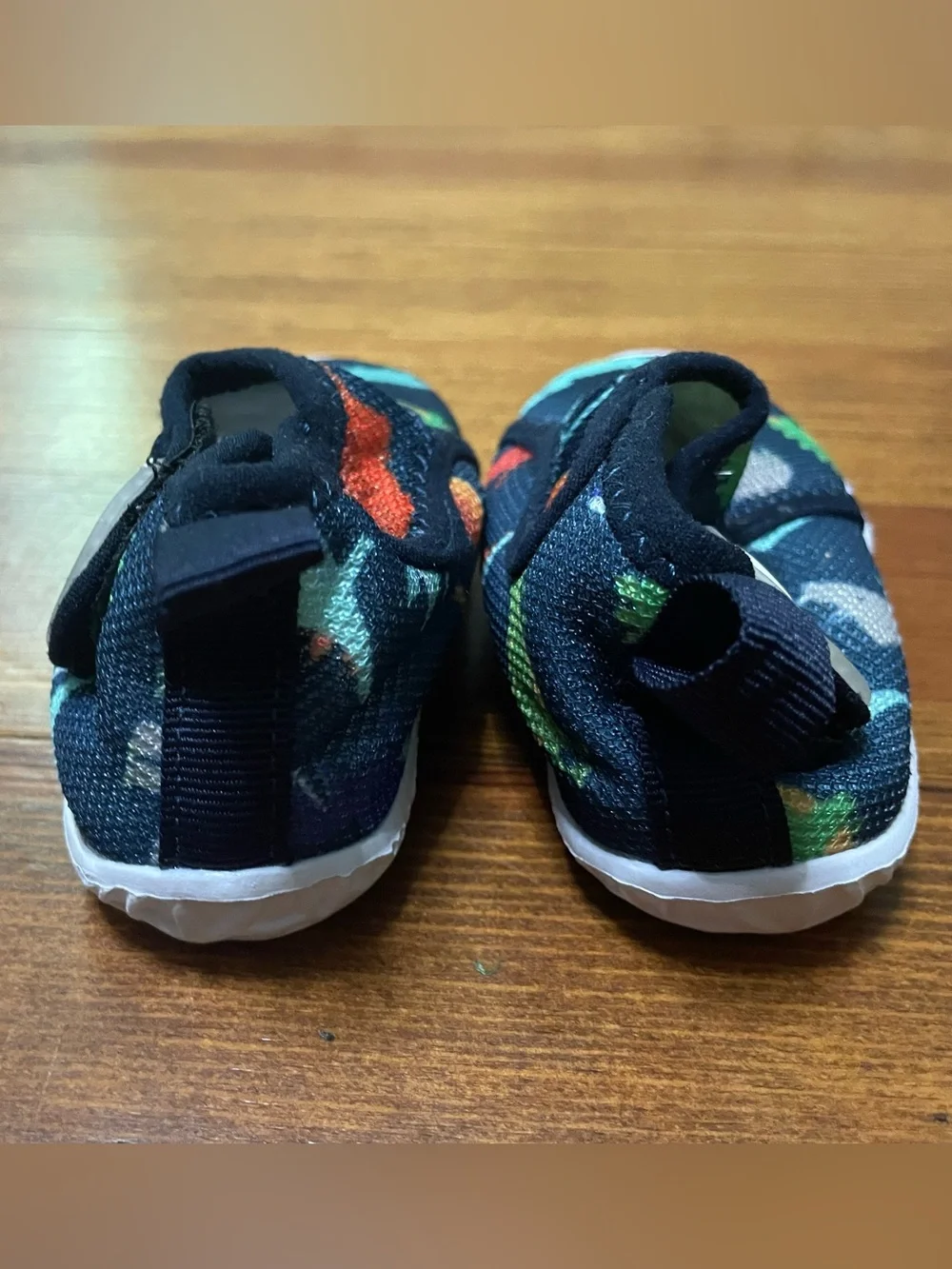 New Infant Navy Dinosaur Slip-On Water Shoes